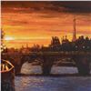 Image 2 : Howard Behrens (1933-2014), "Twilight On The Seine II" Limited Edition on Canvas