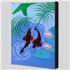 Image 2 : "Koi Garden" Limited Edition Giclee on Canvas by Larissa Holt, Numbered and Sign