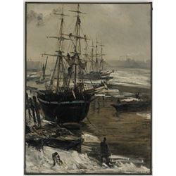 Whistler - The Thames in Ice