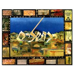 Victor, "Jerusalem" Hand Signed Limited Edition Serigraph with Letter of Authent