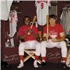 Image 2 : "Pete Rose & Morgan in Clubhouse" Archival Photograph Autographed by Pete Rose a