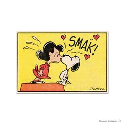 Peanuts, "SMAK!" Hand Numbered Limited Edition Fine Art Print with Certificate o