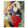 Image 1 : Isaac Maimon, "Elle" Original Acrylic Painting, Hand Signed with Certificate of