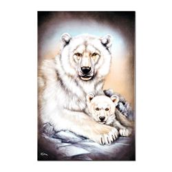 "Polar Bears" Limited Edition Giclee on Canvas by Martin Katon, Numbered and Han