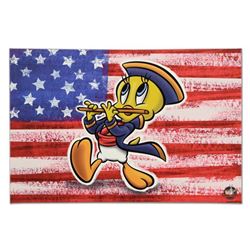 Looney Tunes, "Patriotic Series: Tweety" Numbered Limited Edition on Canvas with