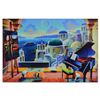 Image 1 : Ferjo, "Santorini at Dusk" Limited Edition on Gallery Wrapped Canvas, Numbered a