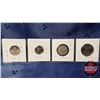 Image 2 : Canada Coins 2020 - Strip of 4: Five Cent; Ten Cent; Twenty Five Cent; Fifty Cent