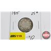 Image 1 : Canada Twenty Five Cent 1915