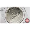 Image 2 : Canada Silver Dollar 1957FWL