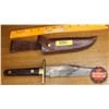 Image 1 : Bowie Knife w/Sheath (10" Total Length)