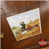 Image 2 : Wooden 4 Drawer Desktop Organizer (Hunter Motif) (12-1/2"H x 9-1/2"W x 6"D)