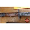 Image 2 : Australian SLAZ 42 Enfield MKIII Bayonette w/Leather Sheath (22-3/4")