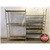 Image 2 : Adjustable Metal/Plywood Shelving (86"H x 100"W x 16"D)