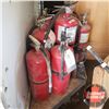 Image 2 : Pallet Lot: Fire Extinguishers (9) (Gauges Show Charged on 6 and Discharged on 3)