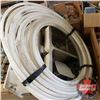 Image 2 : Pallet Lot: Plumbers Bulk Buy (2 Sinks, 3/4" Pex Pipe, Copper Fittings, Lint Traps, Valves, Tank Bal