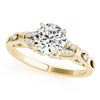Image 2 : 1 ctw Certified VS/SI Diamond Solitaire 2pc Wedding Set 14k Yellow Gold - REF-140G6W