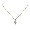 Image 2 : 1.5 ctw Oval Cut Diamond Designer Necklace 18K Yellow Gold - REF-320A3N