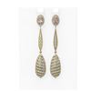 Image 1 : 5.88 ctw Morganite & Diamond Earrings 18K Yellow Gold - REF-345M3G
