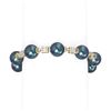 Image 1 : 5.3 ctw Diamond & Pearl Bracelet 18K Yellow Gold - REF-626K4Y