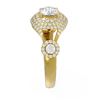 Image 2 : 2.24 ctw Cushion Diamond Ring 18K Yellow Gold - REF-507Y6X