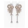 Image 1 : 6.03 ctw Diamond Earrings 18K Rose Gold - REF-651Y3X