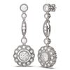 Image 2 : 2.19 ctw Diamond Earrings 18K White Gold - REF-306M9G