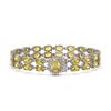 Image 1 : 24.02 ctw Citrine & Diamond Bracelet 14K White Gold - REF-218G2W