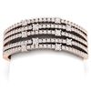 Image 2 : 25 ctw Certified VS/SI Diamond Bracelet 18K Rose Gold - REF-1560H2R
