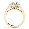 Image 3 : 2.05 ctw Certified VS/SI Diamond 2pc Wedding Set Halo 14k Yellow Gold - REF-310H9R