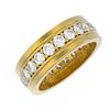 Image 3 : 3.08 ctw Diamond Men's Ring 18K Yellow Gold - REF-315R3K