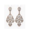 Image 1 : 7.89 ctw Diamond Earrings 18K Rose Gold - REF-838R2K