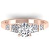 Image 1 : 1.69 ctw Certified VS/SI Diamond Solitaire Ring 14k Rose Gold - REF-343K6Y