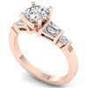 Image 2 : 1.69 ctw Certified VS/SI Diamond Solitaire Ring 14k Rose Gold - REF-343K6Y
