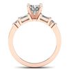 Image 3 : 1.69 ctw Certified VS/SI Diamond Solitaire Ring 14k Rose Gold - REF-343K6Y