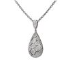 Image 3 : 4.13 ctw Diamond Necklace 18K White Gold - REF-368H4R
