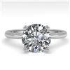 Image 1 : 2 ctw Certified VS/SI Diamond Engagement Ring 14K White Gold - REF-828A4N