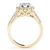 Image 3 : 2.39 ctw Certified VS/SI Diamond 2pc Wedding Set Halo 14k Yellow Gold - REF-354H5R