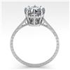 Image 3 : 1.50 ctw Certified VS/SI Diamond Engagment Ring 18k White Gold - REF-567F2M