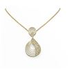 Image 1 : 4.41 ctw Diamond Necklace 18K Yellow Gold - REF-400M9G