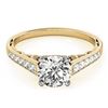 Image 1 : 0.85 ctw Certified VS/SI Diamond Ring 18k Yellow Gold - REF-94X3A