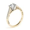 Image 3 : 0.85 ctw Certified VS/SI Diamond Ring 18k Yellow Gold - REF-94X3A
