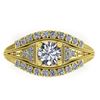 Image 1 : 1.50 ctw Solitaire VS/SI Diamond Ring Art Deco 14k Yellow Gold - REF-232H2R