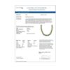 Image 4 : 55.5 ctw Emerald & VS/SI Certified Diamond Eternity Necklace 10k Yellow Gold - REF-425W5H