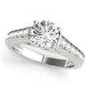 Image 1 : 1.25 ctw Certified VS/SI Diamond Ring 18k White Gold - REF-164A2N