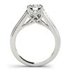 Image 2 : 1.25 ctw Certified VS/SI Diamond Ring 18k White Gold - REF-164A2N