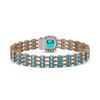 Image 3 : 29.89 ctw Swiss Topaz & Diamond Bracelet 14K Rose Gold - REF-281N8F