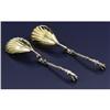 Image 2 : A Pair of Tiffany Ram's Head Serving Spoons