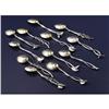 Image 2 : A Set of 12 American Silver Demi-Tasse Spoons