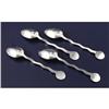Image 2 : Set of Four American Silver Demi-Tasse Spoons