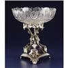 Image 2 : A Victorian Silver Plate & Glass Center Piece